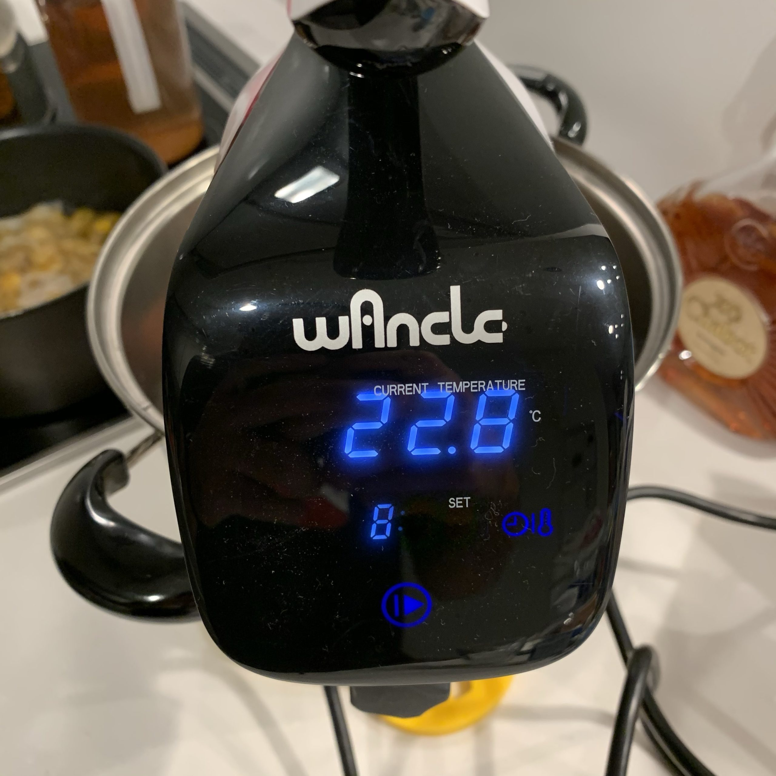低温調理器でチャーシュー